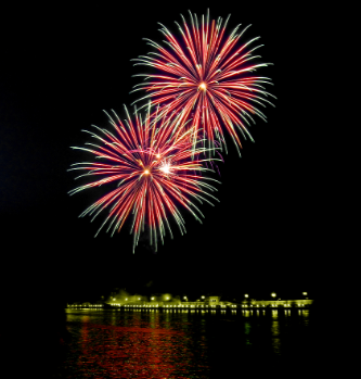 area lake george fireworks display